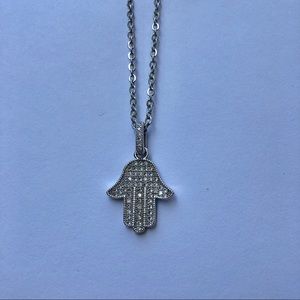 Stainless Steel Hamsa Necklace